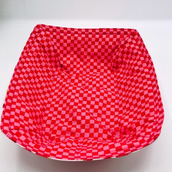 Microwave Takeout Container Cozy: Reversible Cherries Kitchen Cottage Core - Picture 3 of 5